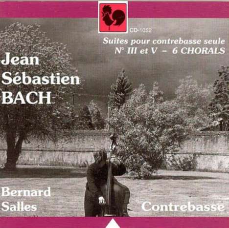 Johann Sebastian Bach (1685-1750): Cellosuiten BWV 1009 &amp; 1011 arr.für Kontrabaß, CD