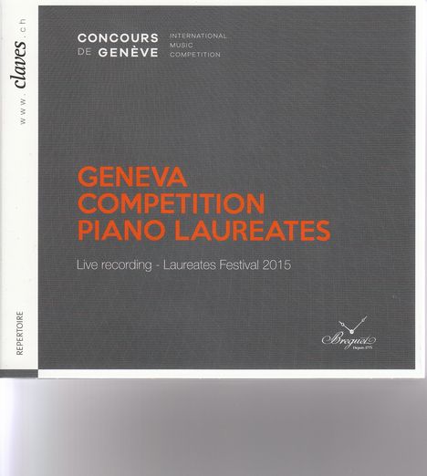 Geneva Competition Piano Laureates, 3 CDs
