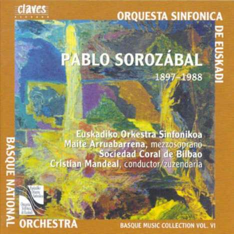 Pablo Sorozabal (1897-1988): Symphonische Variationen, CD