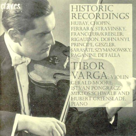 Tibor Varga - Historische Aufnahmen, CD