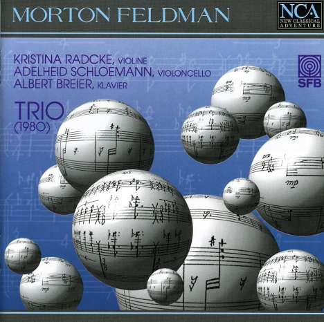 Morton Feldman (1926-1987): Klaviertrio (1980), 2 CDs