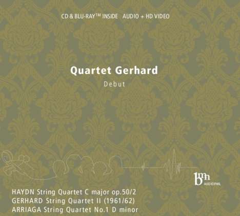 Quartet Gerhard - Debut, 1 CD und 1 Blu-ray Disc