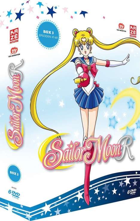 Sailor Moon Vol. 3, 6 DVDs