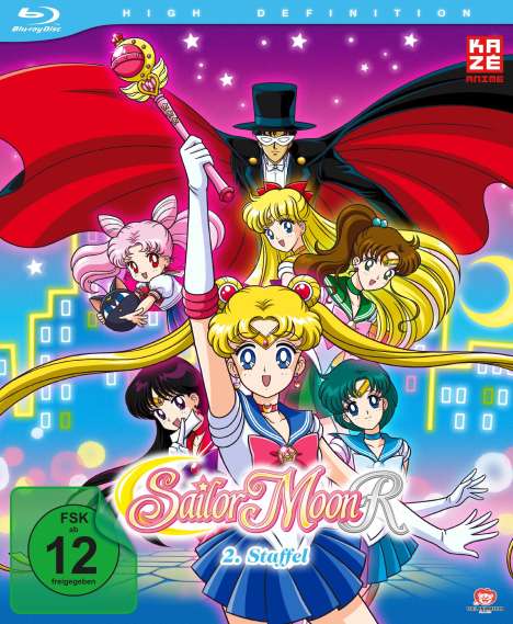 Sailor Moon Staffel 2 (Sailor Moon R) (Blu-ray), 6 Blu-ray Discs