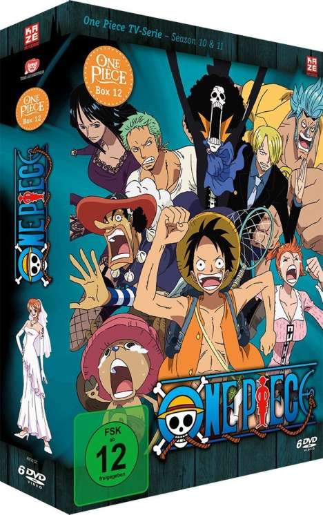 One Piece TV Serie Box 12, 6 DVDs