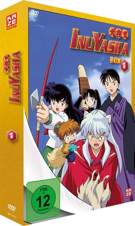 InuYasha Box 1 (Episoden 1-28), 7 DVDs