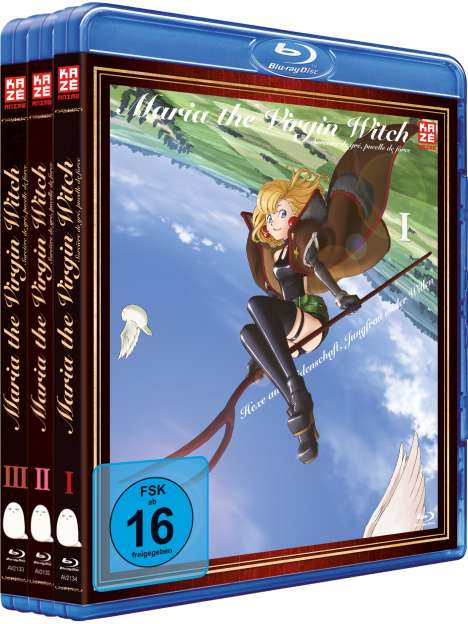 Maria the Virgin Witch (Gesamtausgabe) (Blu-ray), 3 Blu-ray Discs
