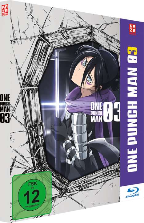 One Punch Man Vol. 3 (Blu-ray), Blu-ray Disc