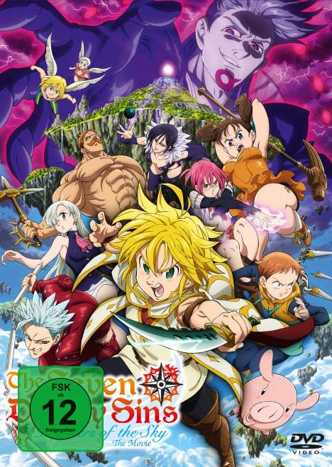 The Seven Deadly Sins Movie - Prisoners of the Sky, DVD