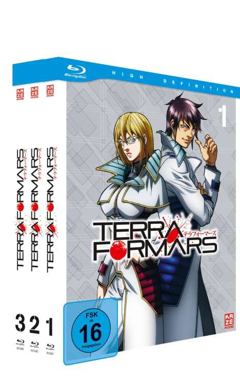 Terraformars (Gesamtausgabe) (Blu-ray), 3 Blu-ray Discs