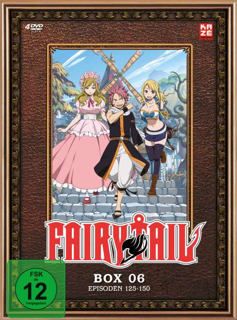 Fairy Tail Box 6, 4 DVDs