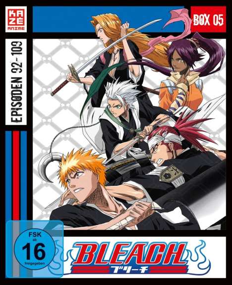 Bleach TV-Serie Box 5 (Blu-ray), 3 Blu-ray Discs