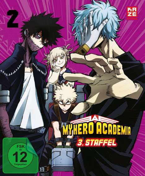 My Hero Academia Staffel 3 Vol. 2, DVD