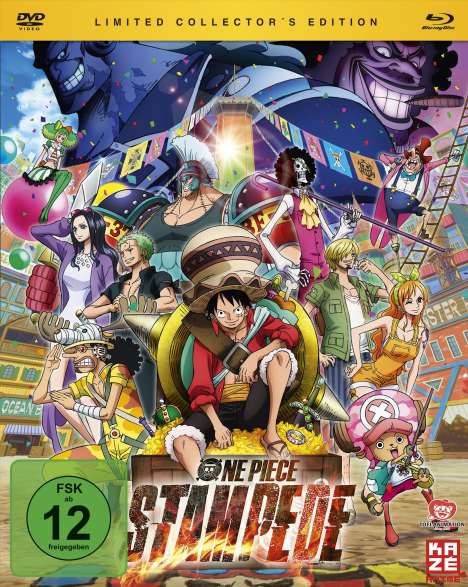 One Piece - 13. Film: Stampede (Limited Collector's Edition) (Blu-ray &amp; DVD), 1 Blu-ray Disc und 1 DVD