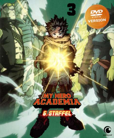 My Hero Academia Staffel 6 Vol. 3, DVD