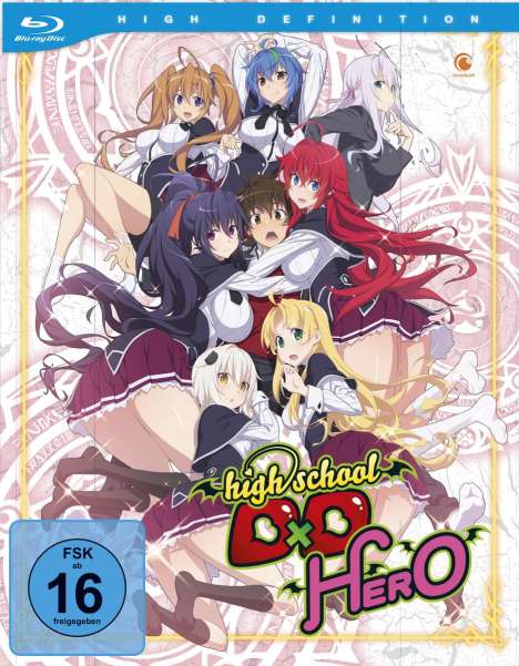 Highschool DxD Hero (Gesamtausgabe) (Blu-ray), 4 Blu-ray Discs
