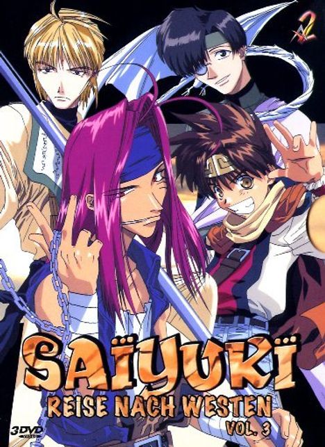 Saiyuki Vol.3 (OmU), 3 DVDs