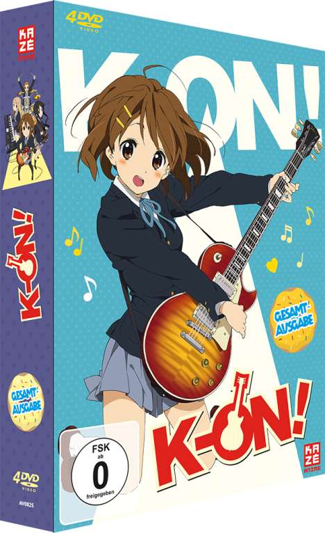 K-ON! Staffel 1 (Gesamtausgabe), 4 DVDs