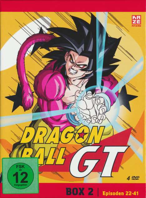 Dragonball GT Box 2 (Episode 22-41), 4 DVDs