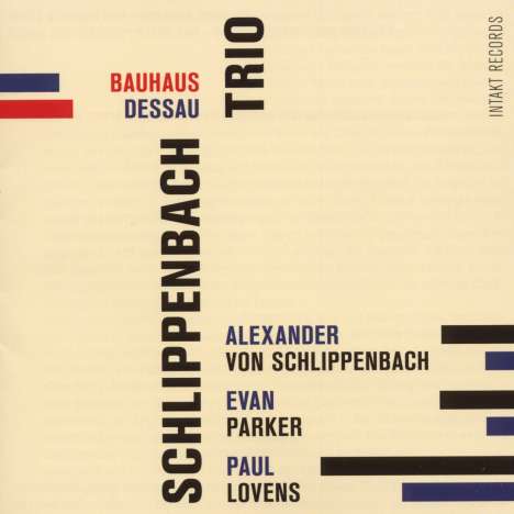 Alexander Von Schlippenbach (geb. 1938): Bauhaus Dessau, CD