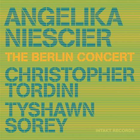 Angelika Niescier (geb. 1970): The Berlin Concert 2017, CD