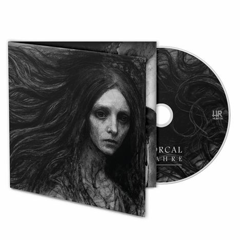 CD mit Text "UR LUCAL - JAHRE", zeigt ein schwarz-weißes, melancholisches Porträt einer Frau mit langen, dunklen Haaren.