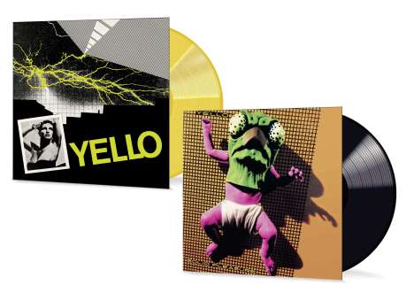 Yello: Solid Pleasure (Reissue 2022) (180g) (Limited Collector's Edition) (1 LP Black + Bonus 12inch Yellow), 1 LP und 1 Single 12"