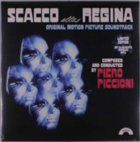 Piero Piccioni: Filmmusik: Scacco Alla Regina (O.S.T.) (remastered) (Limited Edition) (Sky Blue &amp; White Marbled Vinyl), LP