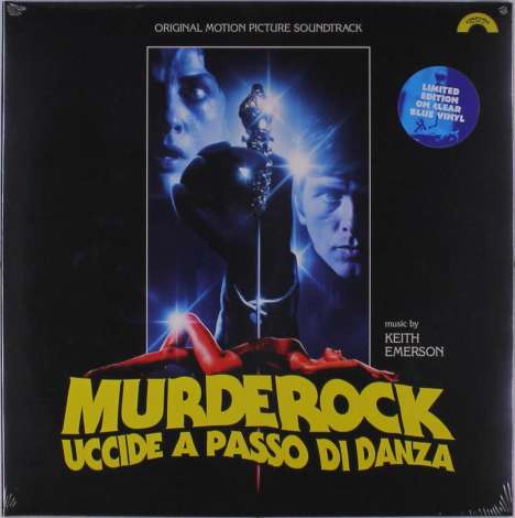 Keith Emerson: Filmmusik: Murderock (Limited Edition) (Clear Blue Vinyl), LP
