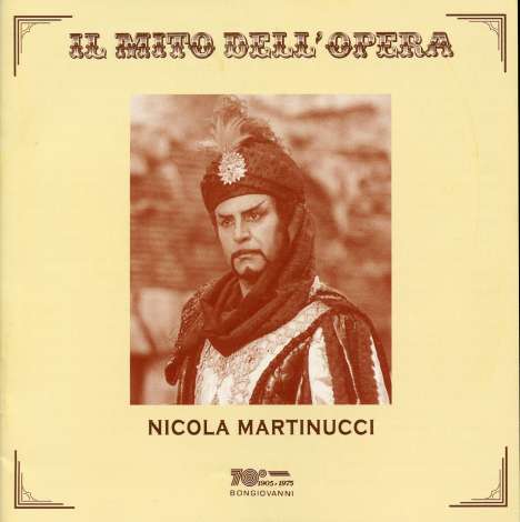 Nicola Martinucci singt Arien &amp; Lieder Vol.1, CD