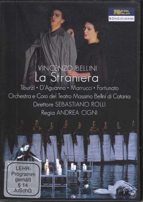 Vincenzo Bellini (1801-1835): La Straniera, DVD