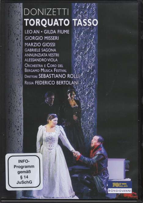 Gaetano Donizetti (1797-1848): Torquato Tasso, DVD