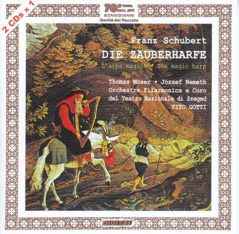 Franz Schubert (1797-1828): Die Zauberharfe, 2 CDs