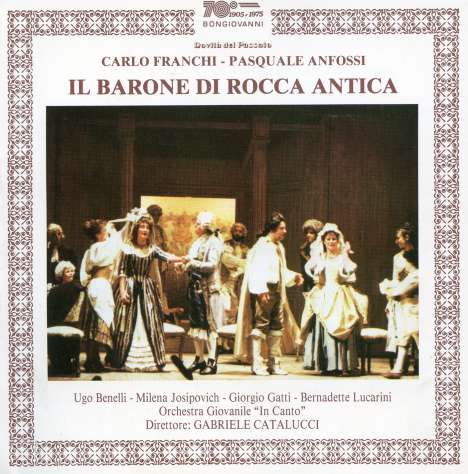 Pasquale Anfossi (1727-1797): Il Barone di Rocca Antica, 2 CDs