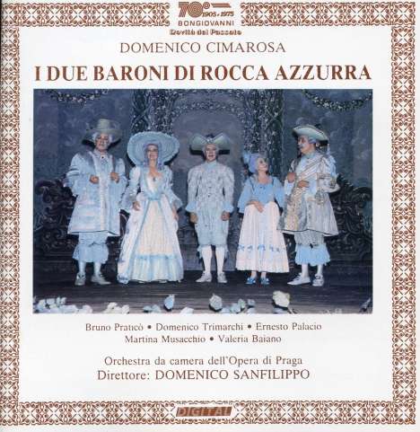 Domenico Cimarosa (1749-1801): I Due Baroni di Rocca Azzurra, 2 CDs