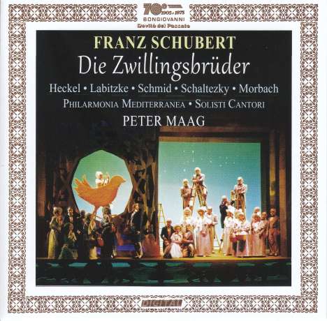Franz Schubert (1797-1828): Die Zwillingsbrüder, CD