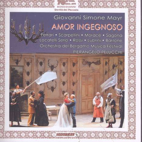 Johann Simon (Giovanni Simone) Mayr (1763-1845): Amor Ingegnoso, CD