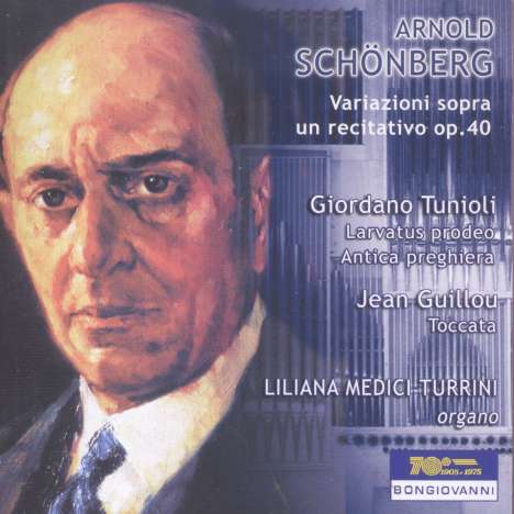 Arnold Schönberg (1874-1951): Variationen über ein Rezitativ op.40 für Orgel, CD