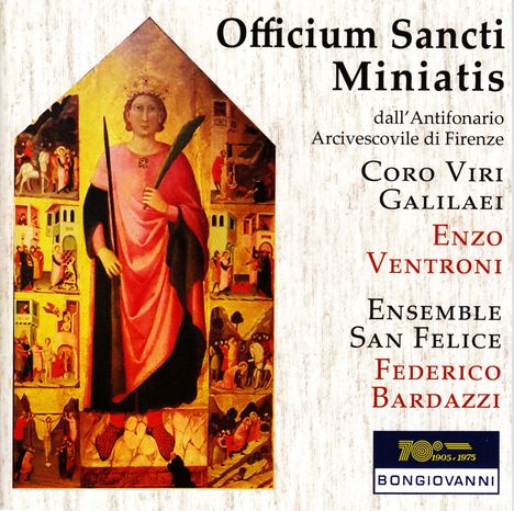 Officium Sancti Miniatis (Florenz 12. Jahrhundert), CD