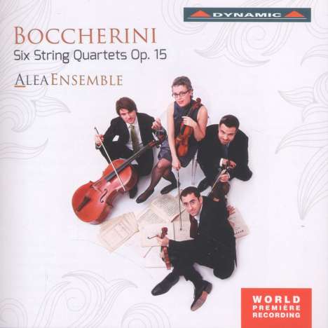 Luigi Boccherini (1743-1805): Streichquartette op.15 Nr.1-6 (G.177-182), CD