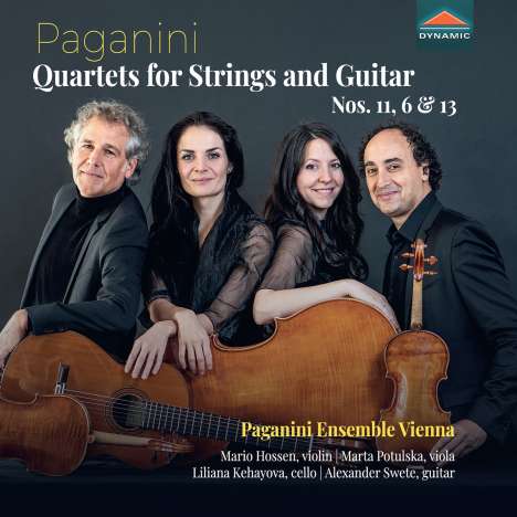 Niccolo Paganini (1782-1840): Gitarrenquartette Nr.6,11,13, CD