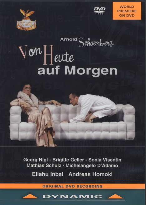 Arnold Schönberg (1874-1951): Von heute auf morgen (Oper in 1 Akt), DVD