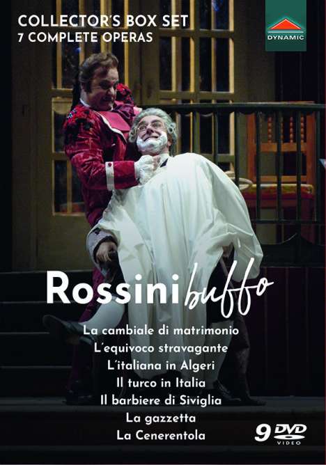 Gioacchino Rossini (1792-1868): 7 Complete Operas - Rossini buffo, 9 DVDs