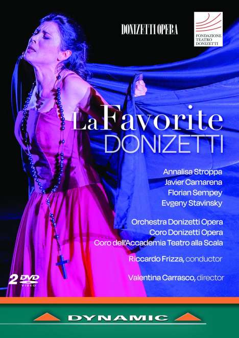 Gaetano Donizetti (1797-1848): La Favorita (in französischer Sprache), 2 DVDs