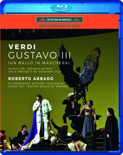 Giuseppe Verdi (1813-1901): Gustavo III (unzensierte Fassung von "Un Ballo in Maschera"), Blu-ray Disc