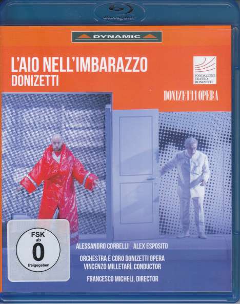 Gaetano Donizetti (1797-1848): L'Aio nell'Imbarazzo, Blu-ray Disc