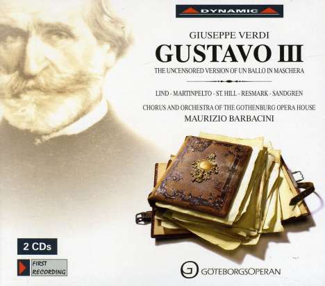 Giuseppe Verdi (1813-1901): Gustavo III (unzensierte Fassung von "Un Ballo in Maschera"), 2 CDs