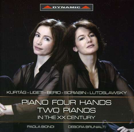 Paola Biondi &amp; Debora Brunialti - Klavier 4-händig &amp; 2 Klaviere, CD