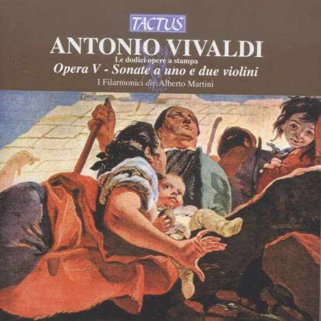 Antonio Vivaldi (1678-1741): Sonaten für Violine &amp; Bc op.5 Nr.1-6, CD