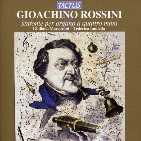 Gioacchino Rossini (1792-1868): Sinfonien aus Opern für Orgel 4-händig, CD